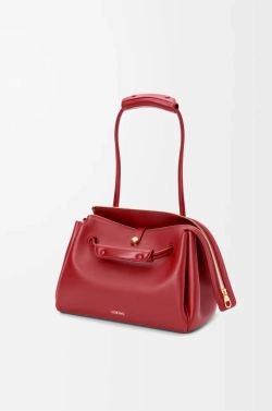 Loewe Сумка Madrid среднего размера из мягкой телячьей кожи, красный