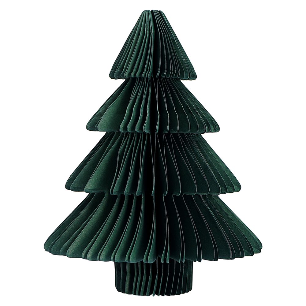 Декор новогодний Honeycomb tree зеленого цвета из коллекции New Year Essential, 18 см