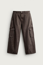 БРЮКИ CARGO RELAXED FIT СО ШВАМИ — ZARA