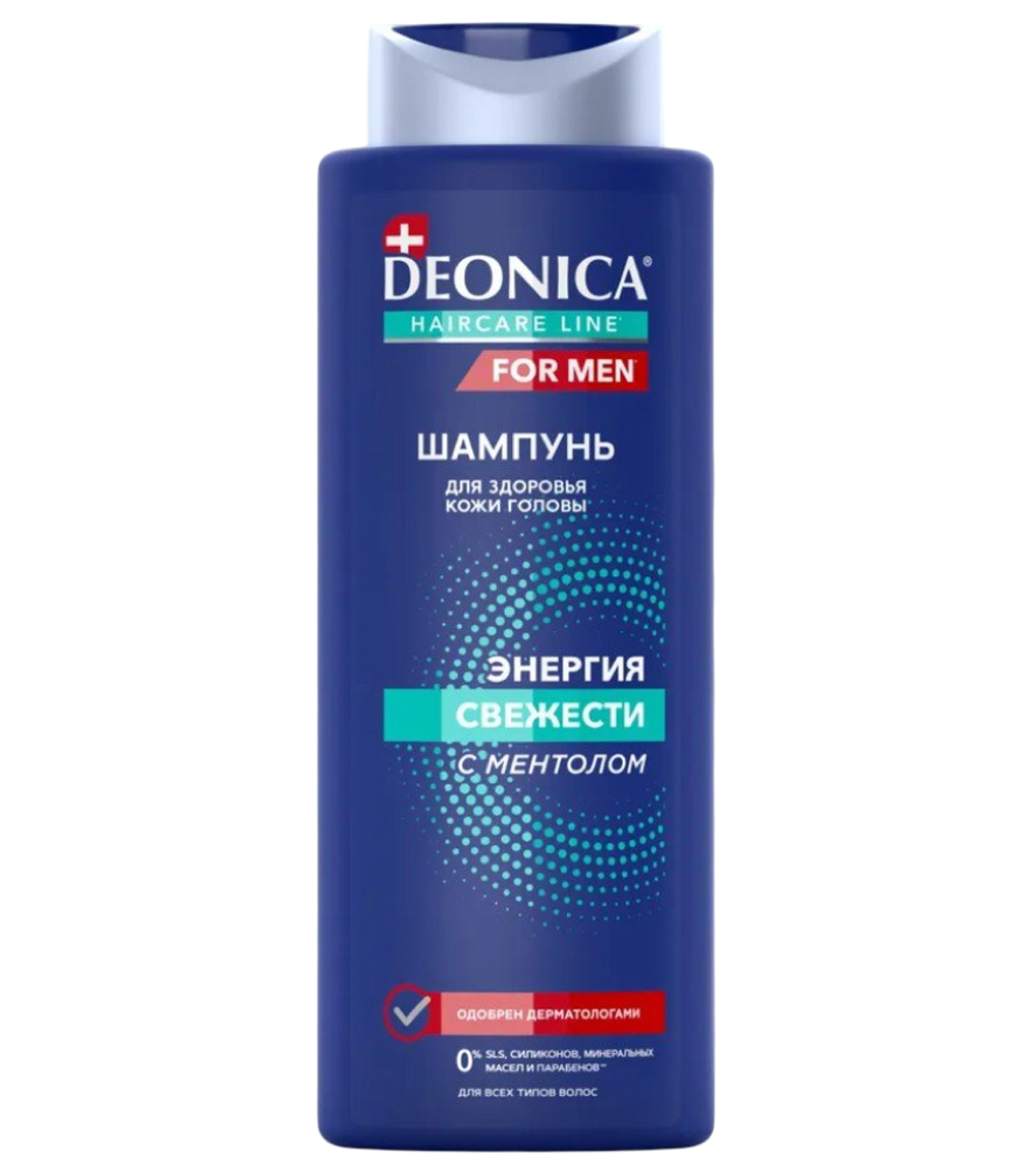 DEONICA FOR MEN Шампунь для волос Энергия свежести 380 мл
