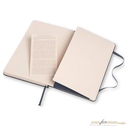 Блокнот Moleskine Classic Large нелинованный твердая обложка синий (QP062B20)