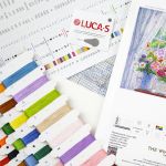 Набор для вышивания нитками Luca-S, Окно мечты, 49х32см