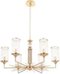 Подвесная люстра Gloria GLORIA SP6 BRASS Crystal Lux