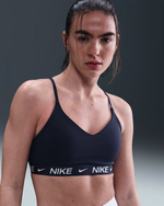 Nike Indy с легкой поддержкой Женский спортивный бюстгальтер с вставками и регулируемыми бретелями - NIKE