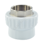 Муфта PP-R комбинированная белая Дн 50х2" ВР под ключ VALFEX 10134150