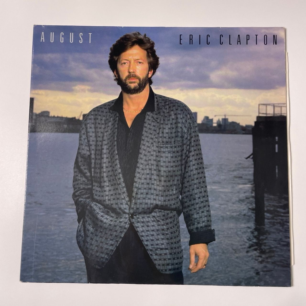 Винтажная виниловая пластинка LP Eric Clapton August (Германия 1986)