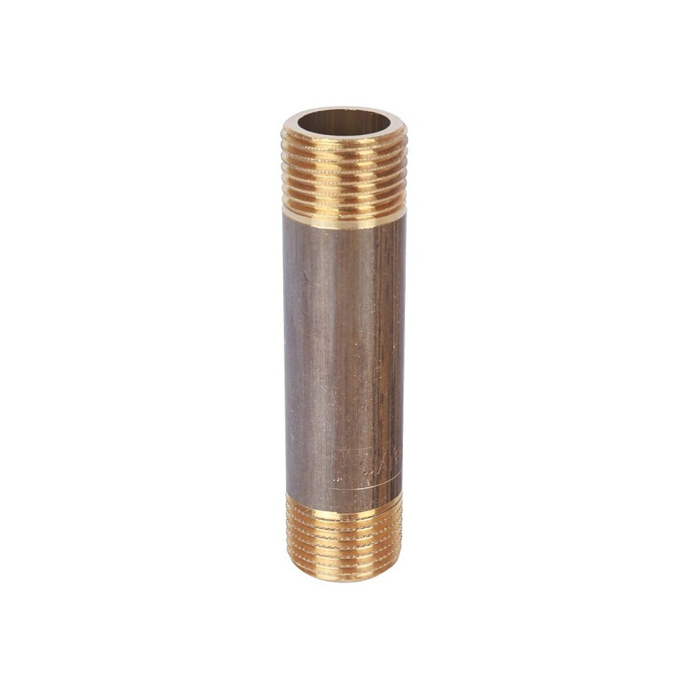 Удлинитель резьбовой STOUT SFT 0062 - 1/2" длина 80 мм (НР/НР, латунь без покрытия)