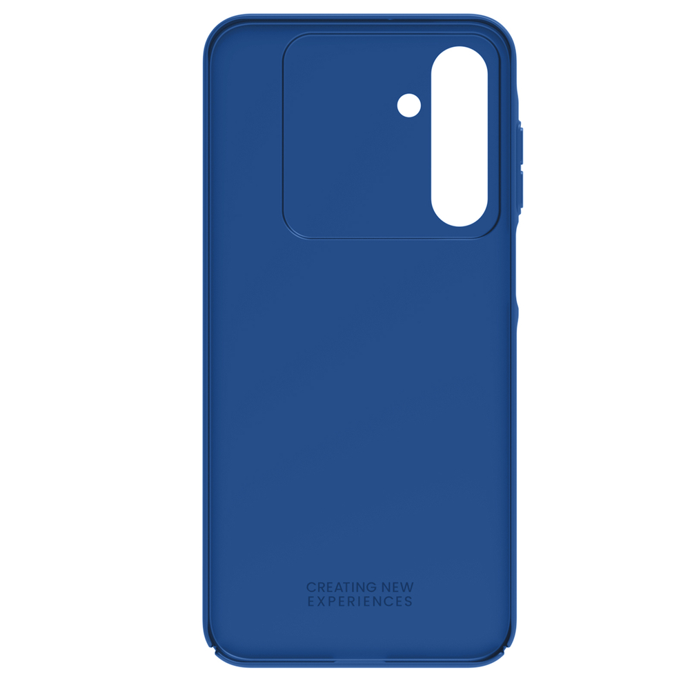 Чехол синего цвета от Nillkin с защитной шторкой для камеры на Samsung Galaxy A16 5G, серии CamShield Case