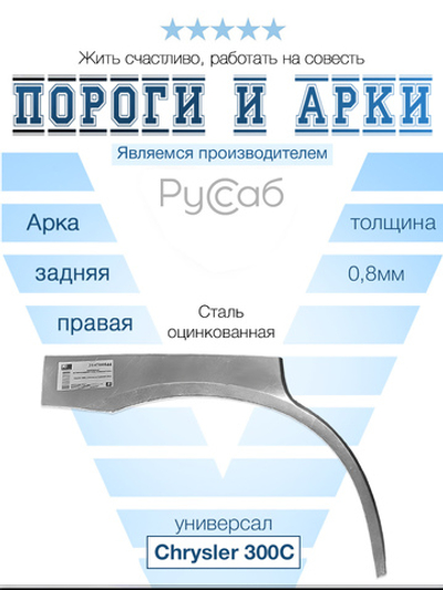 Арка правая Chrysler 300C 2004-2010 универсал