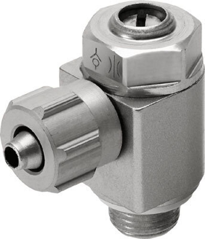 GRLA-1/4-PK-6-B Дроссель с обратным клапаном