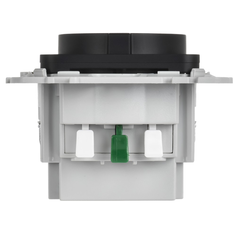 FLITE Розетка 1-местная с заземлением с защитными шторками 16А с USB A+A 3,1А безвинтовое крепление РСЮша11-1-ФлЧ черный IEK
