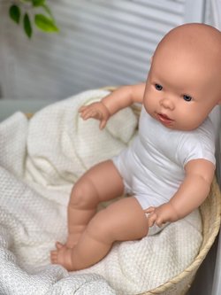 Кукла для девочки мягконабивная 42см без одежды (8075)