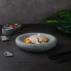 Салатник 420 мл d 20,8 см h4,5 см Stone Untouched Taiga P.L. Proff Cuisine [1]