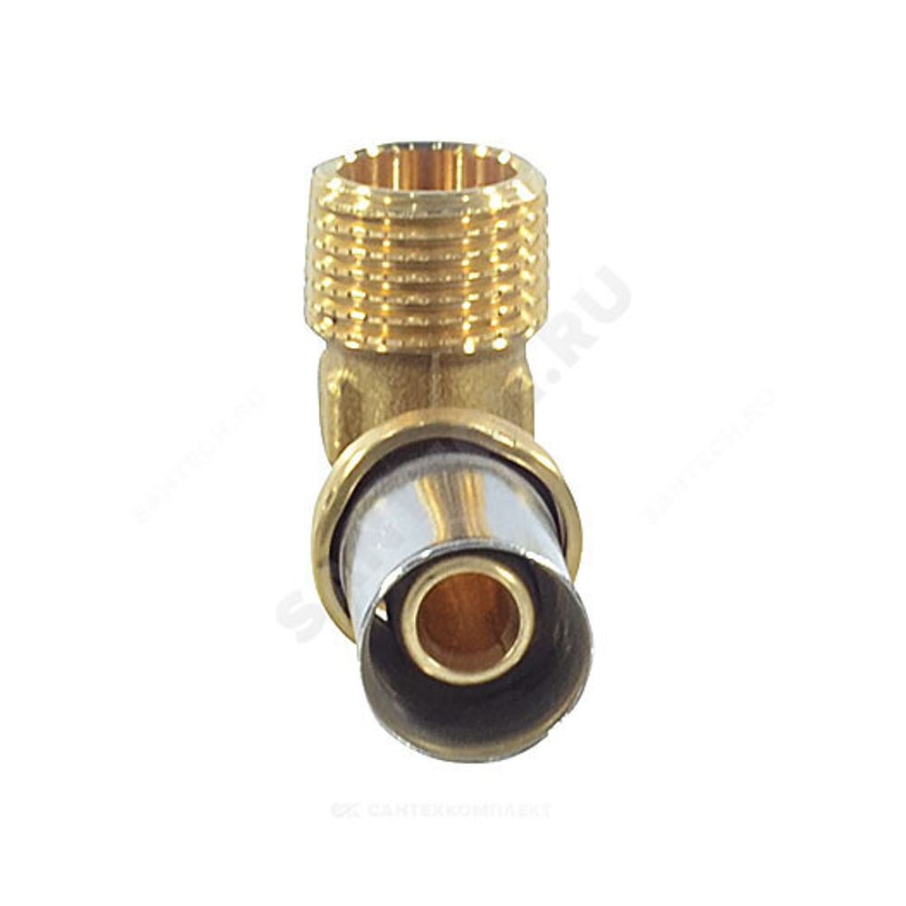 Угольник для МП/PE-X труб латунь пресс Дн 20х1/2"х90гр НР RM127 Giacomini RM127Y037
