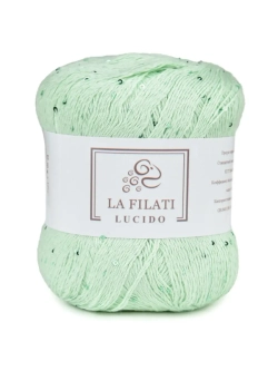 Пряжа Lucido, 100г, 445м, 90%хлопок, 10%микропайетки, (цена за 1 шт)