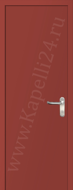 Дверь влагостойкая пластиковая KAPELLI multicolor ДГ RAL 3033 Перламутрово-розовый + коробка
