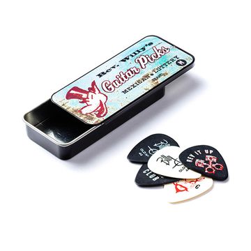 Медиаторы 6шт, средние, в коробочке, Dunlop RWT02M Rev Willy