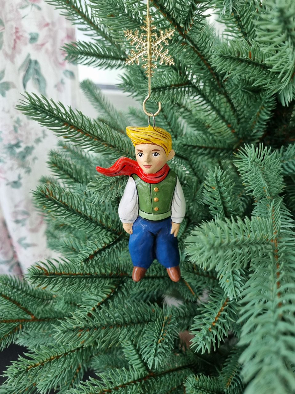 Маленький принц ёлочная игрушка ручной работы