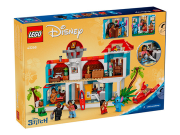 Конструктор Лего Дисней Пляжный домик Лило и Стича | LEGO Disney Lilo & Stitch Beach House 43268 — 834 детали (9+)
