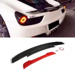 Карбоновый спойлер на крышку багажника для Ferrari 458 2009-2015 Феррари