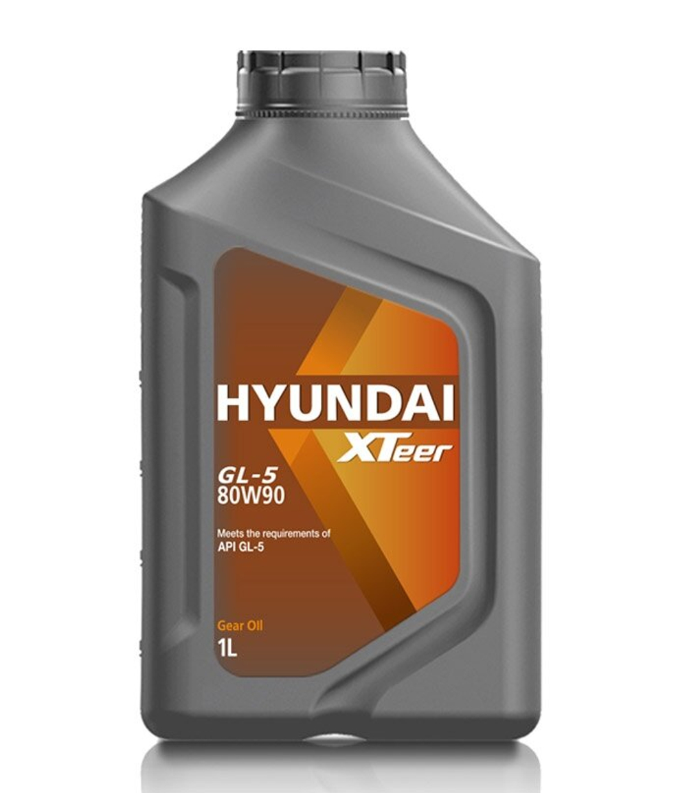 HYUNDAI XTEER GEAR OIL GL-5 80W90 Масло трансмиссионное (пластик Корея) (1L)