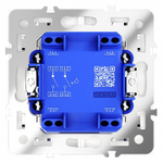 Выключатель двухклавишный без рамки Voltum S70 VLS020602
