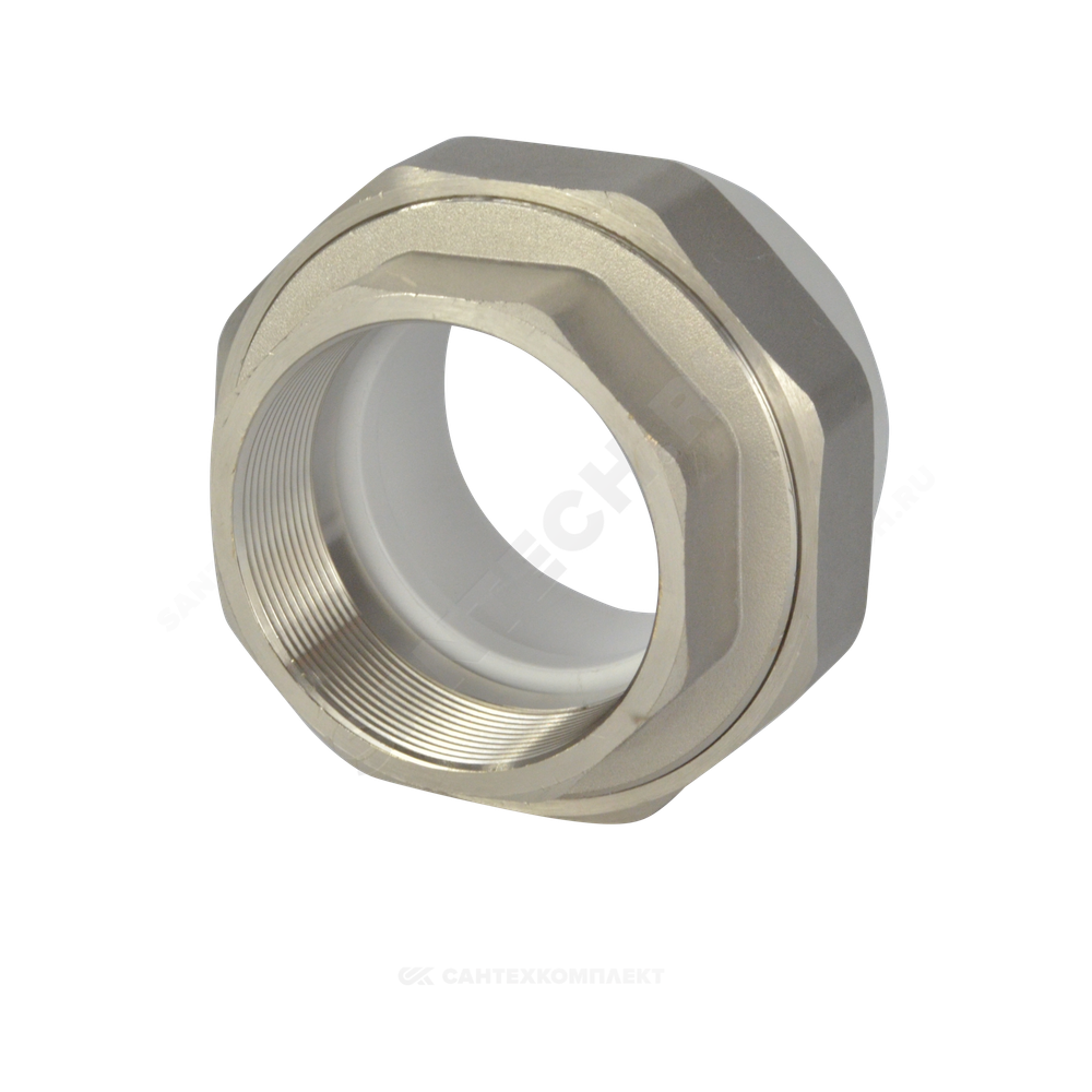 Муфта PP-R комбинированная разъемная белая Дн 75х2 1/2" ВР VALFEX 11155212