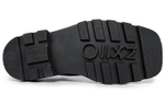 HUANXIANGZHE Derby Shoes Unisex Black