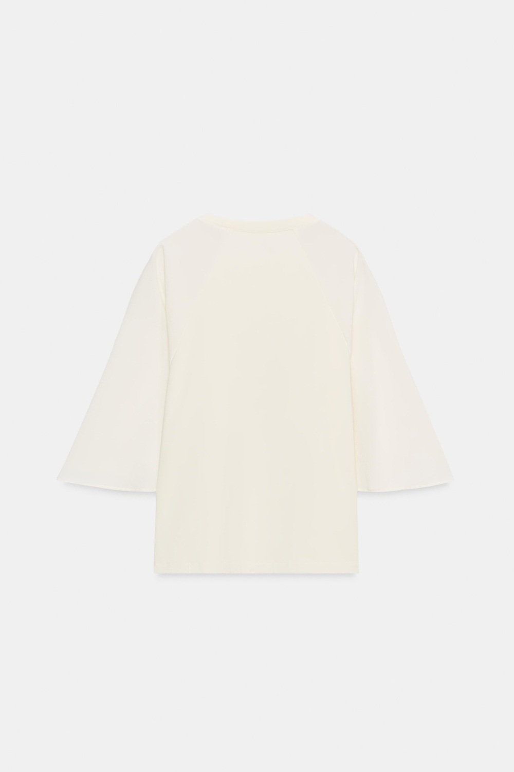 КОМБИНИРОВАННАЯ ФУТБОЛКА — ZARA
