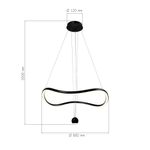 Светильник подвесной ORIONE LED 40W 3000K