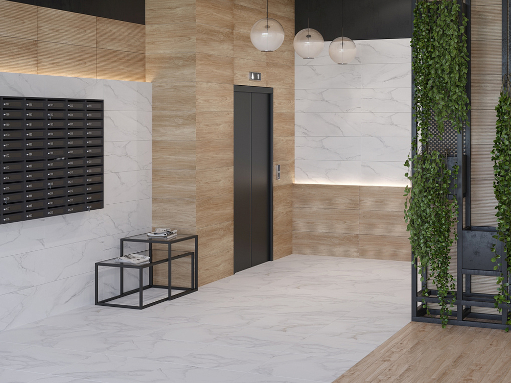 Аспен беж низ 01 / Aspen beige wall 01  300х900 (1-й сорт)