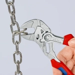 Клещи переставные-гаечный ключ хромированные 180 мм Knipex 86 05 180