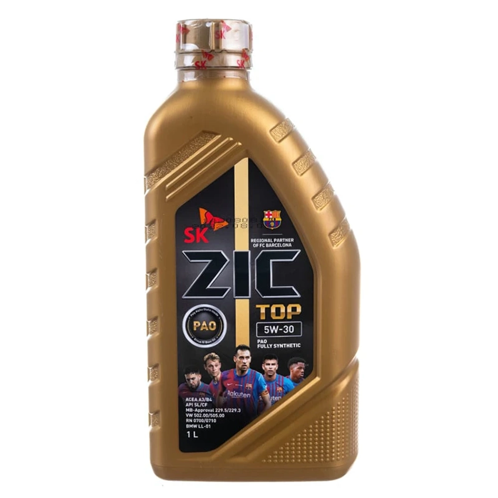 ZIC TOP LS 5w30 SN/CF (VW504/507) синт. масло моторное