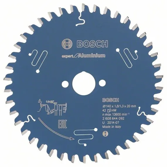 Пильный диск Bosch Expert for Aluminium 140x20x1.8/1.3x42T