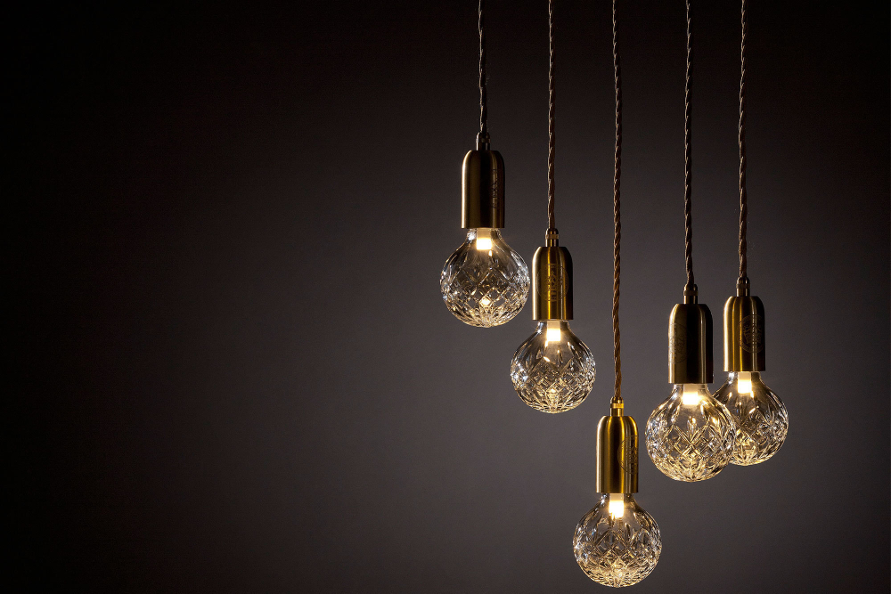 Pendant design lamp Crystal Bulb by Lee Broom (Clear)