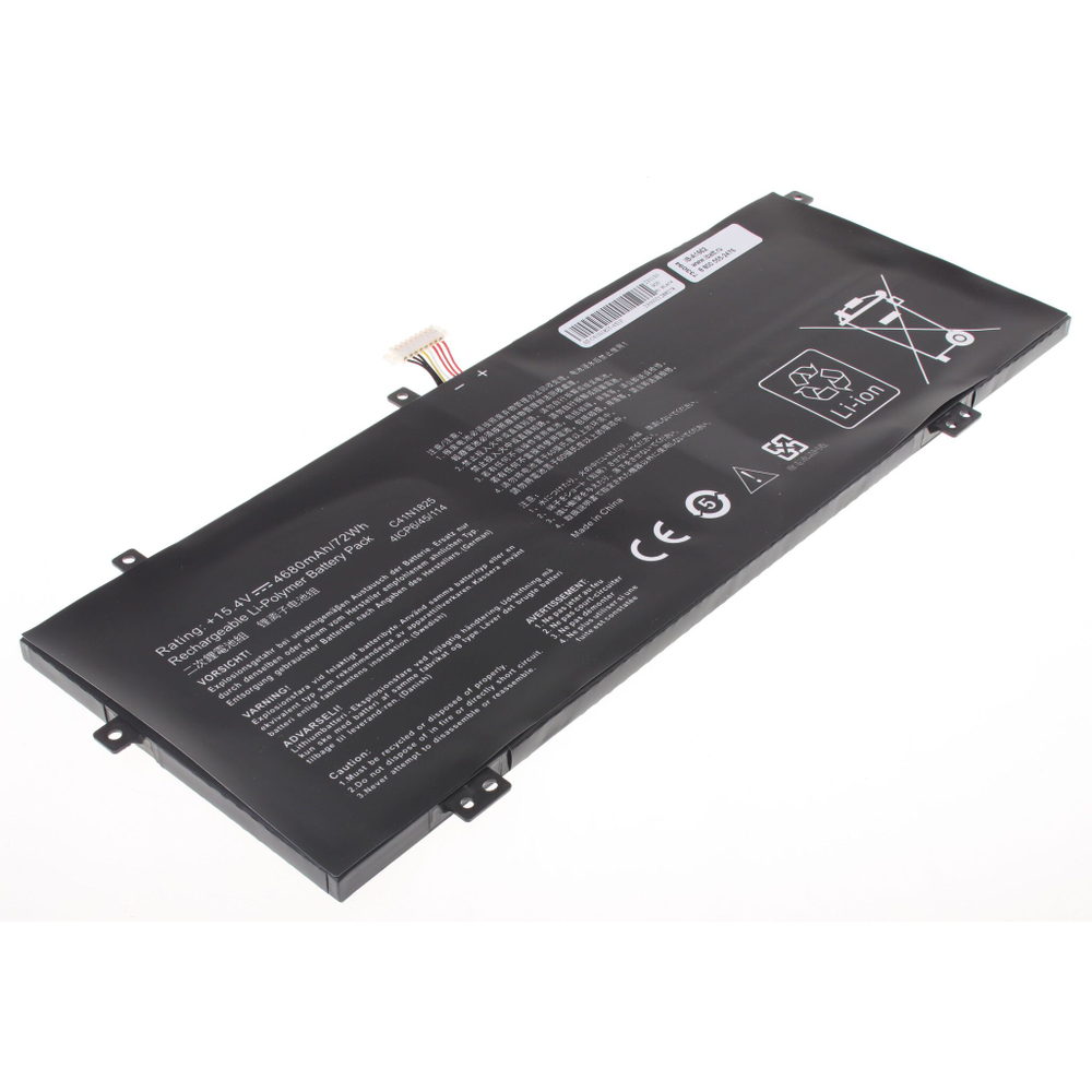 Аккумулятор iBatt 4680mAh для ноутбуков Asus VivoBook 14 X403FA (C41N1825)