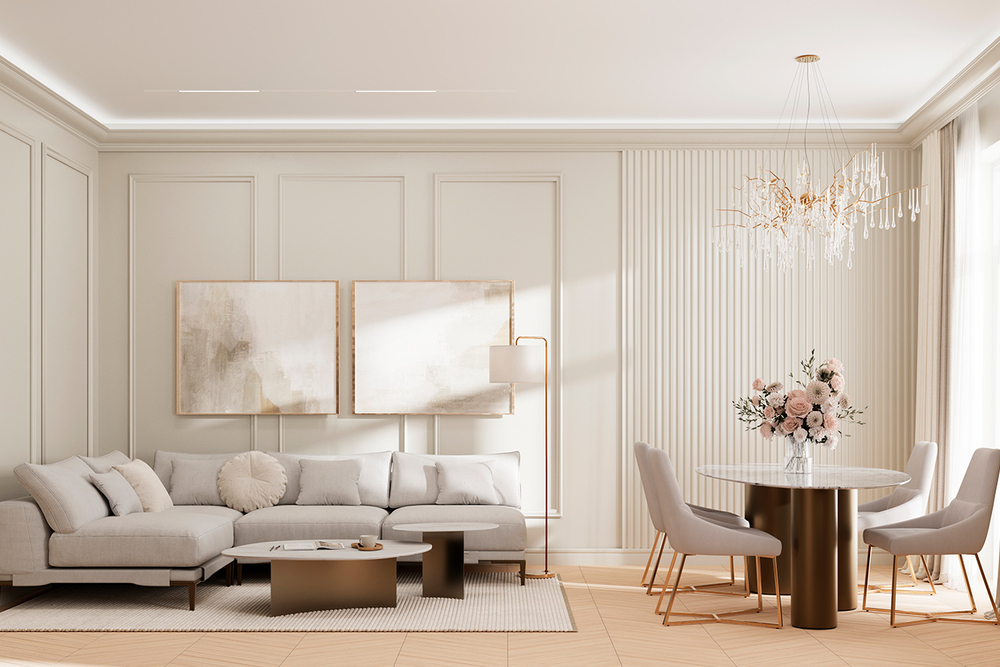 Стул Garda Decor велюр серый на металлическом основании 55*62*94 см