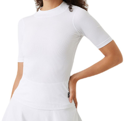 Женская теннисная футболка Björn Borg Ace Rib T-Shirt - brilliant white