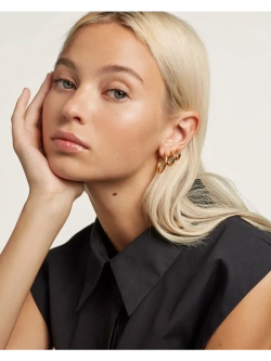 Серьги Supreme Cloud серебро 925 пробы покрытое золотом