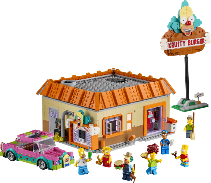 Конструктор Лего Иконс Симпсоны Красти Бургер 10352 | LEGO Icons Krusty Burger 10352 коллекционная модель 1635 дет 18+