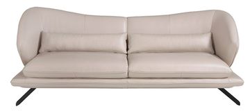 Диван 3-х местный 6146/KF2157-3P-M5652 Angel Cerda кожаный с декоративными подушками