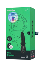 Анальный вибратор Satisfyer Hot Passion с подогревом черный