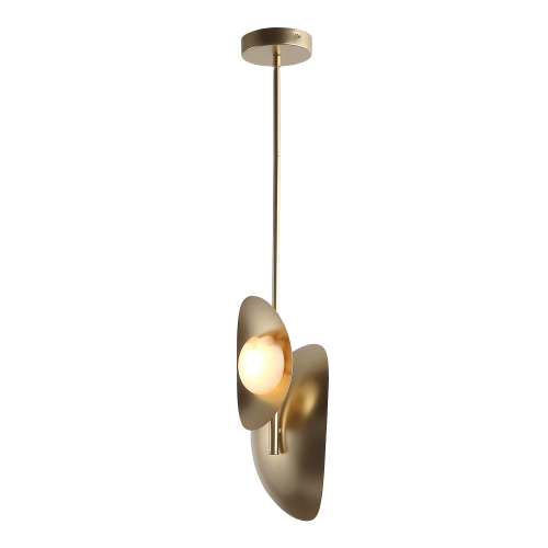 Светильник светодиодный, золотистый, алебастр, PEARL, LED, 7