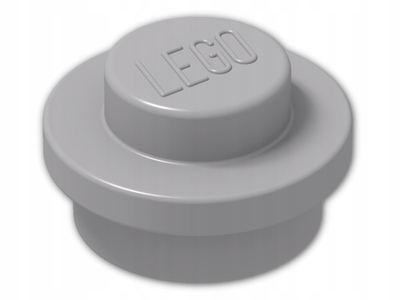 Lego 50шт Плитка 1х1 круглая (светло-серый) 4073-4211525
