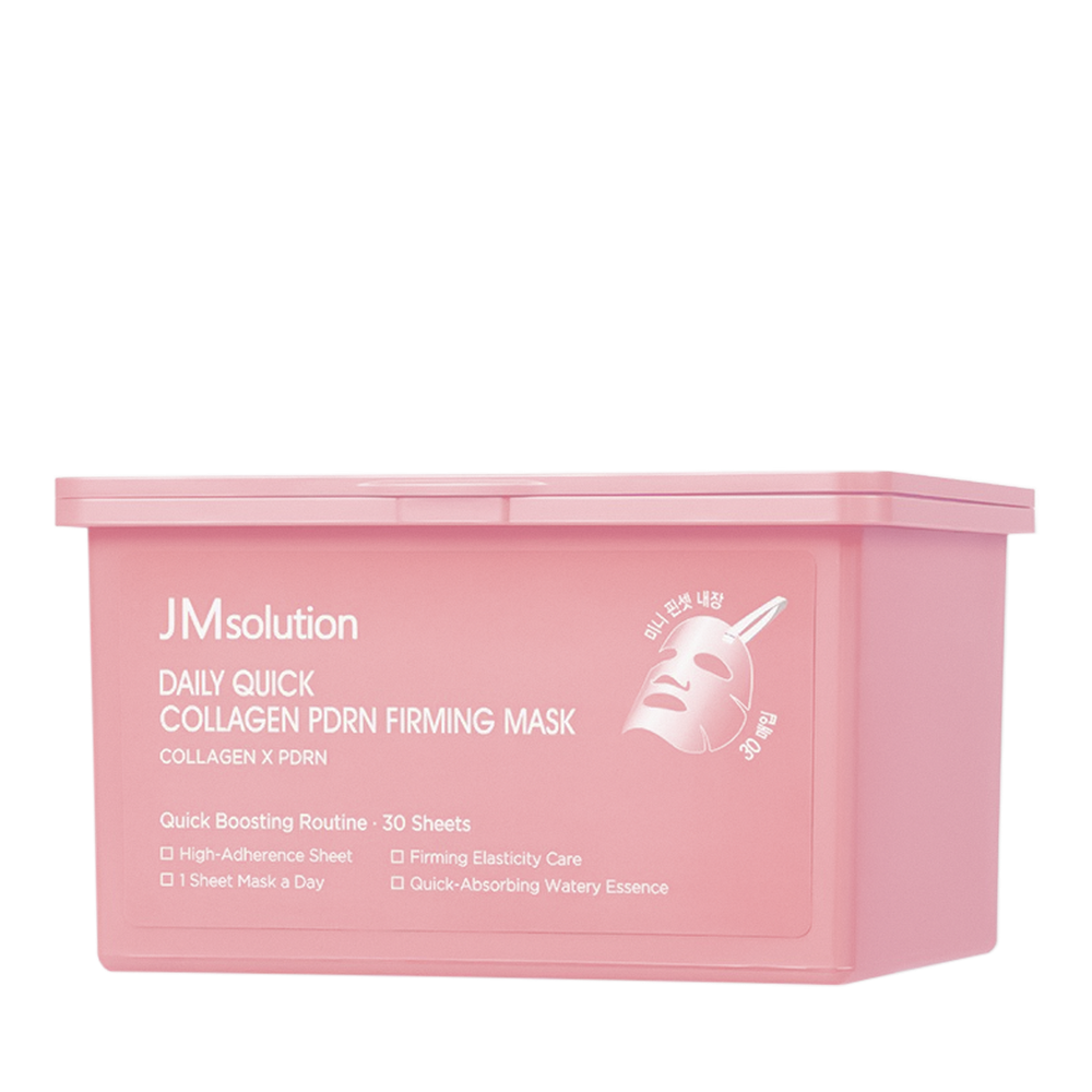 JMSOLUTION набор тканевых масок с коллагеном Daily Quick Collagen PDRN Firming Mask, 30 шт