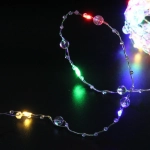 Гирлянда для дома НИТЬ «Льдинка» 10 м 100 ламп LED, 8 реж,IP-20, Мультицвет
