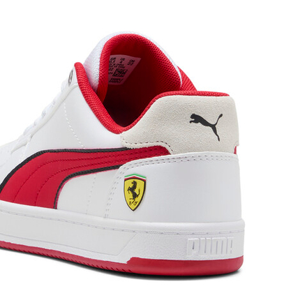 PUMA X SCUDERIA FERRARI КРОССОВКИ ДЛЯ ПОДРОСТКОВ CAVEN 2.0, БЕЛЫЙ