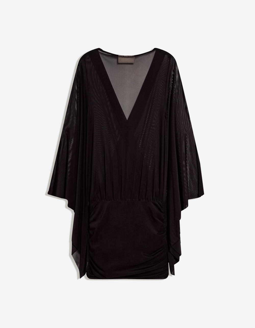 Мини-платье с рукавами-капюшоном - BERSHKA