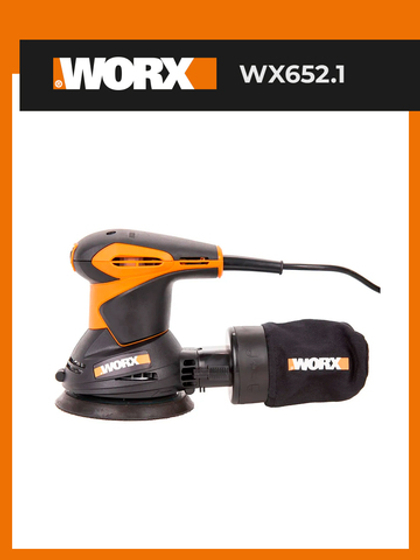 Орбитальная шлифовальная машина сетевая WORX WX652.1