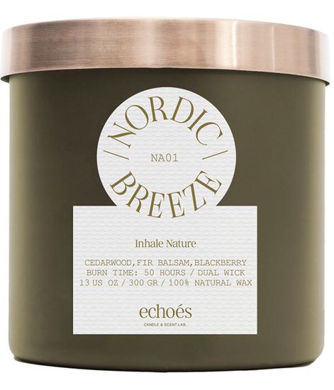 Nordic Breeze, свеча Inhale Nature collection, Echoes